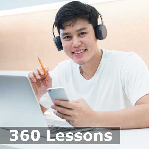 Một học sinh rất hài lòng khi học tiếng Anh trực tuyến với giáo viên bản ngữ. G3-360 Shop - Mua bài học